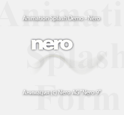 Animation Splash Form - ASFDemoNero